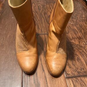 Rag and Bone ladies Tan Leather Ankle Boots 9.5